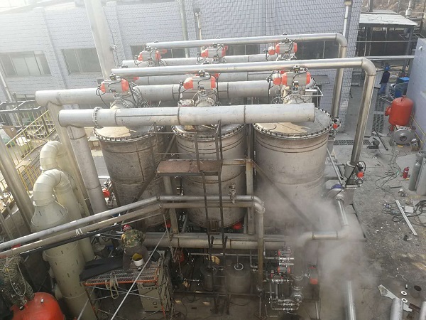 山東某制藥公司乙酸乙酯廢氣處理系統(tǒng)